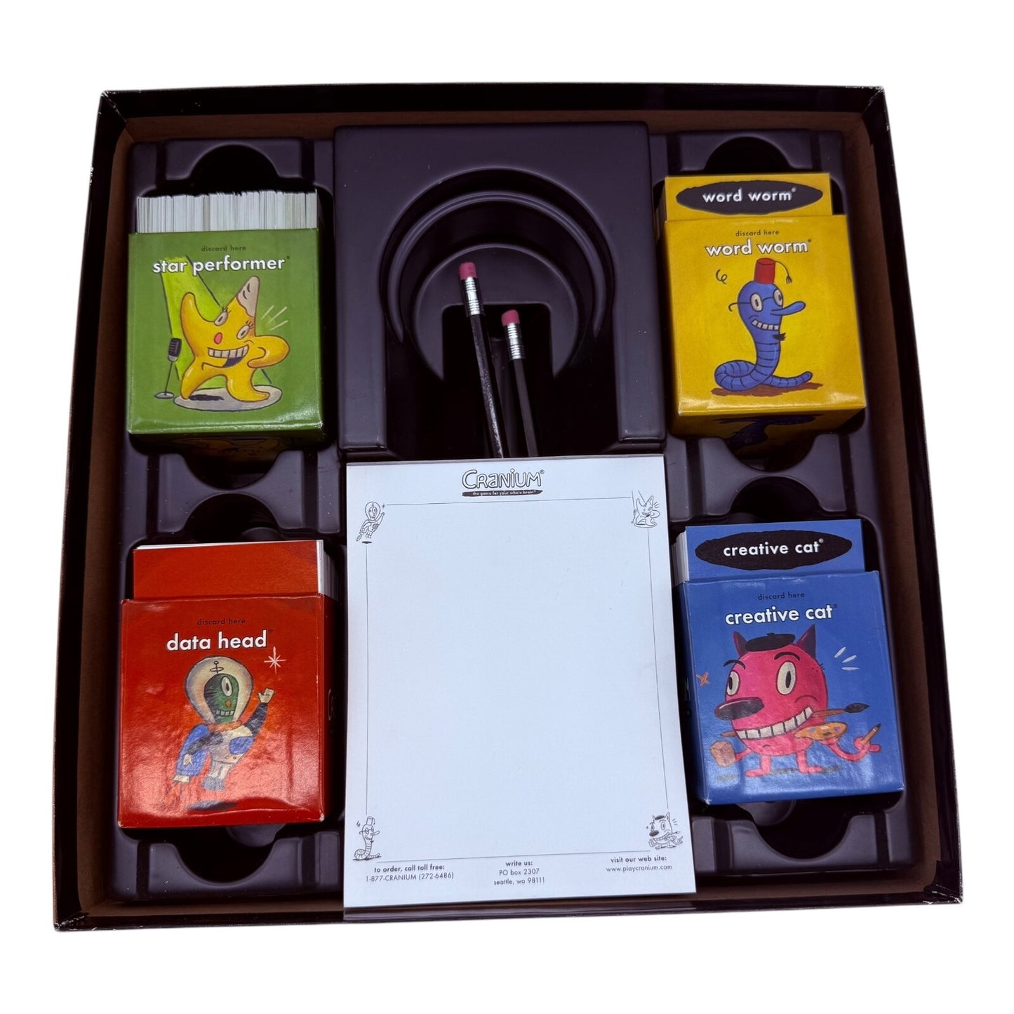 Cranium Brain Board Game 1998 2002 Family Fun