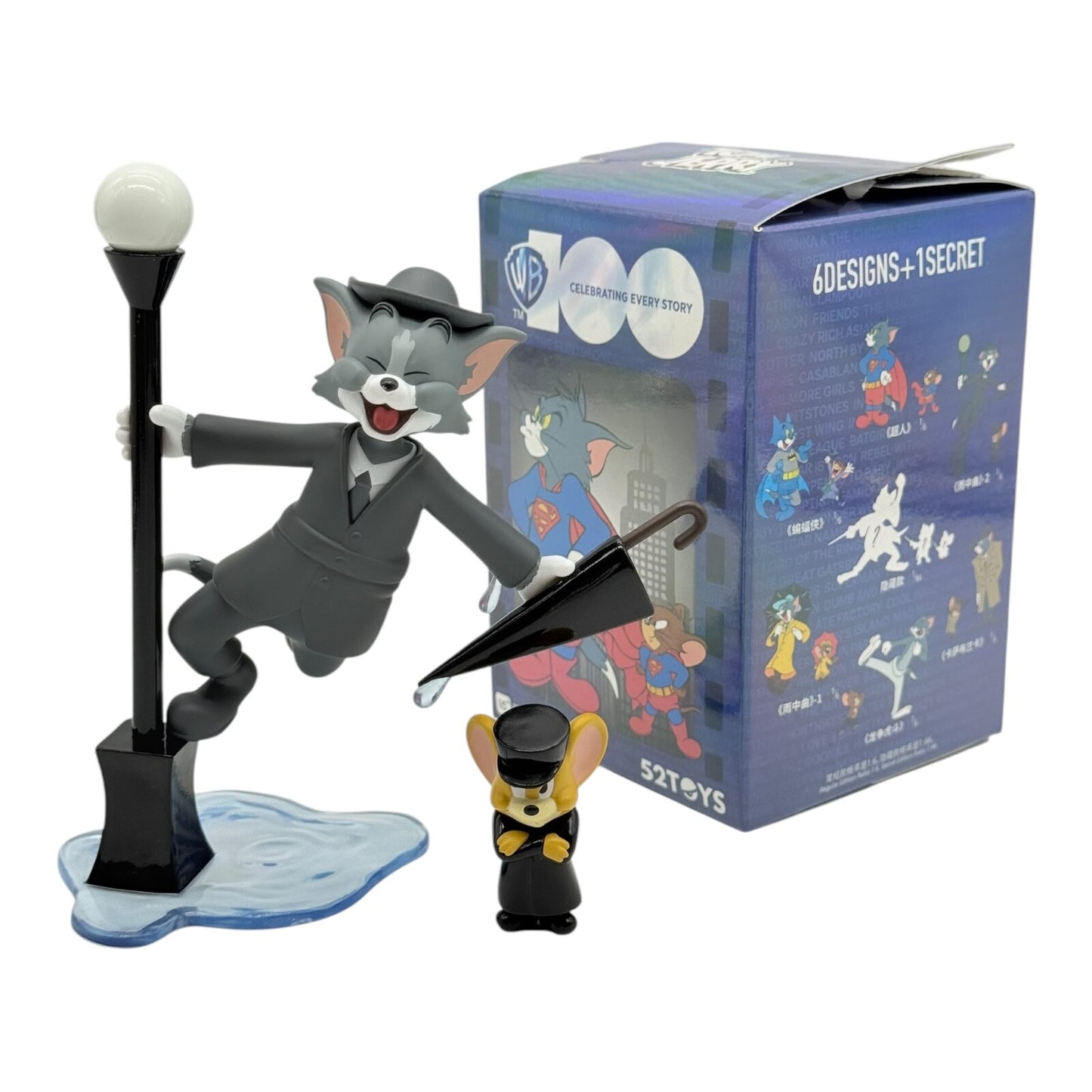 52TOYS Tom and Jerry Warner 100th Anniversary Designer Toy - Singin' in the Rain