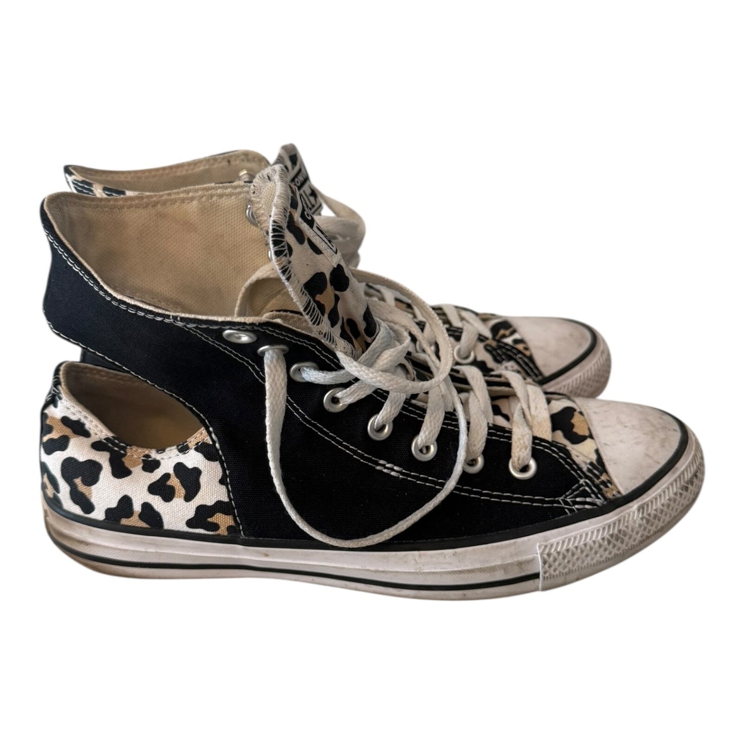 Converse Chuck Taylor Twisted Upper Cutout Sneakers W10 M8 – Used