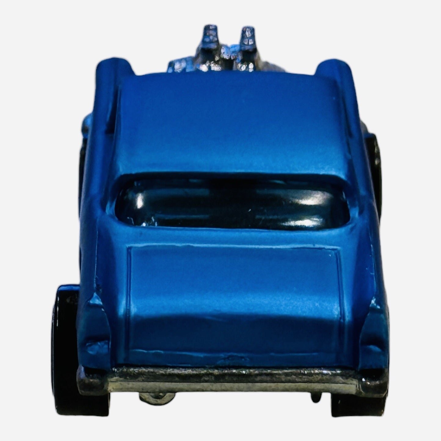 Hot Wheels - 1957 Chevy Bel Air - Made Malaysia 1976 - Metallic Blue