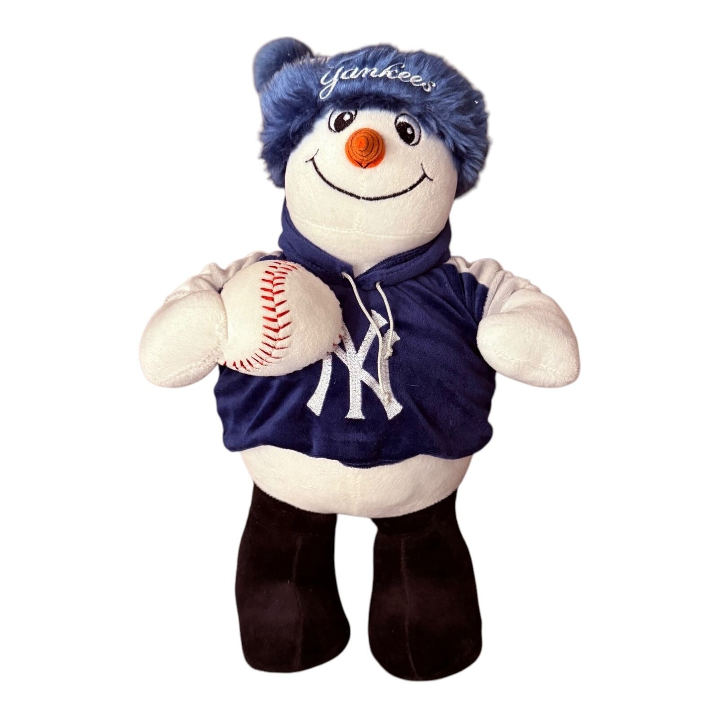 New York Yankees Snowman Plush 14" – Forever Collectibles MLB Vintage Toy