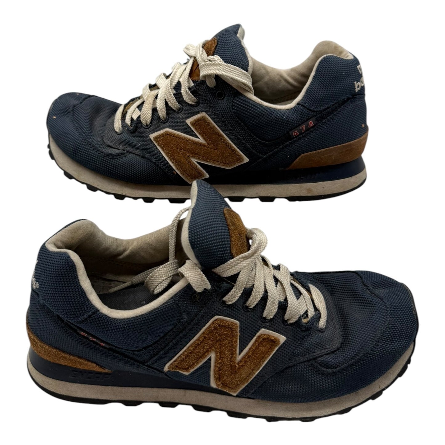 New Balance 574 Classics ML574BPN Men's Size 8 Blue Sneakers Vintage Style