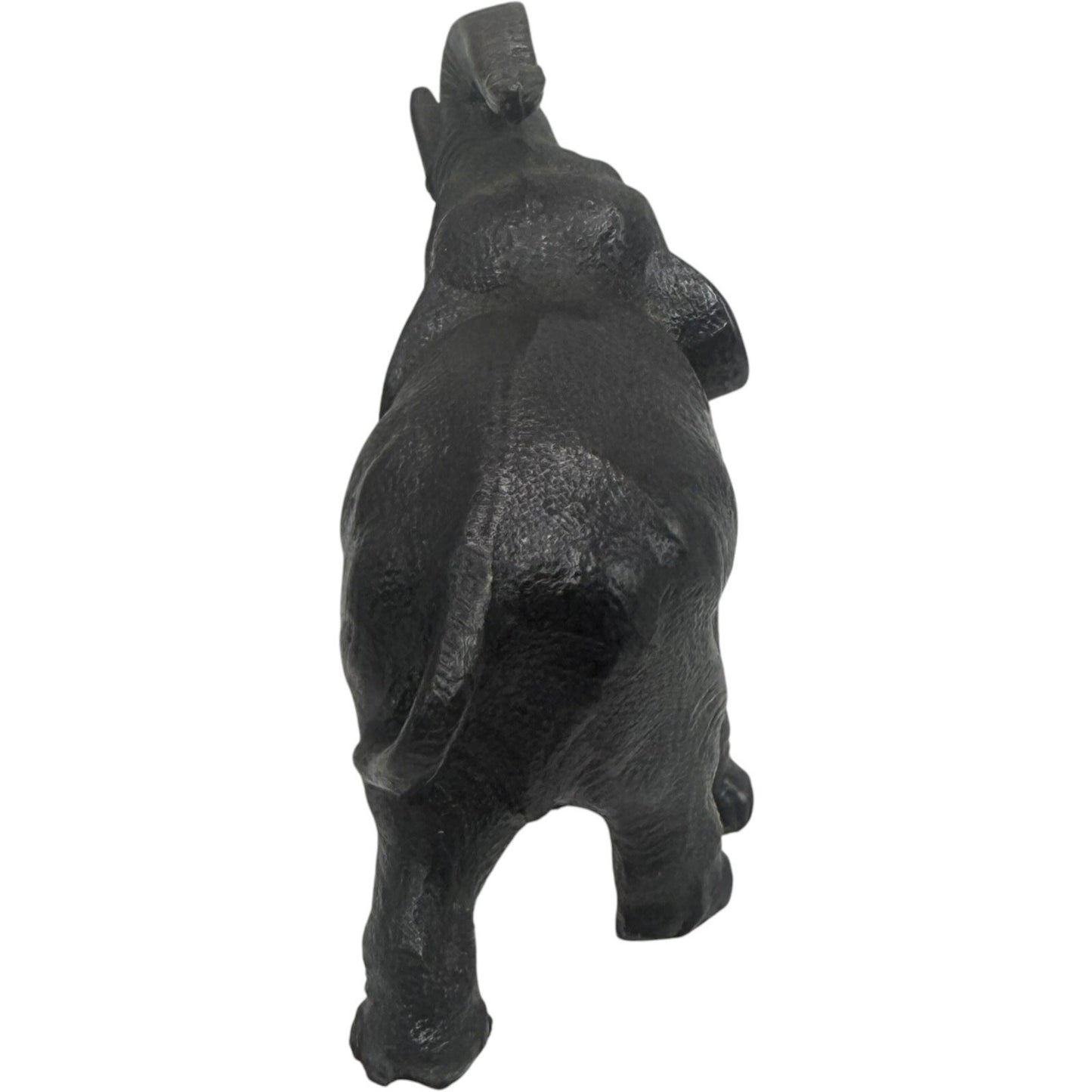 Brass Elephant Statue Figurine Trunk Up Good Luck Decor Accent Piece