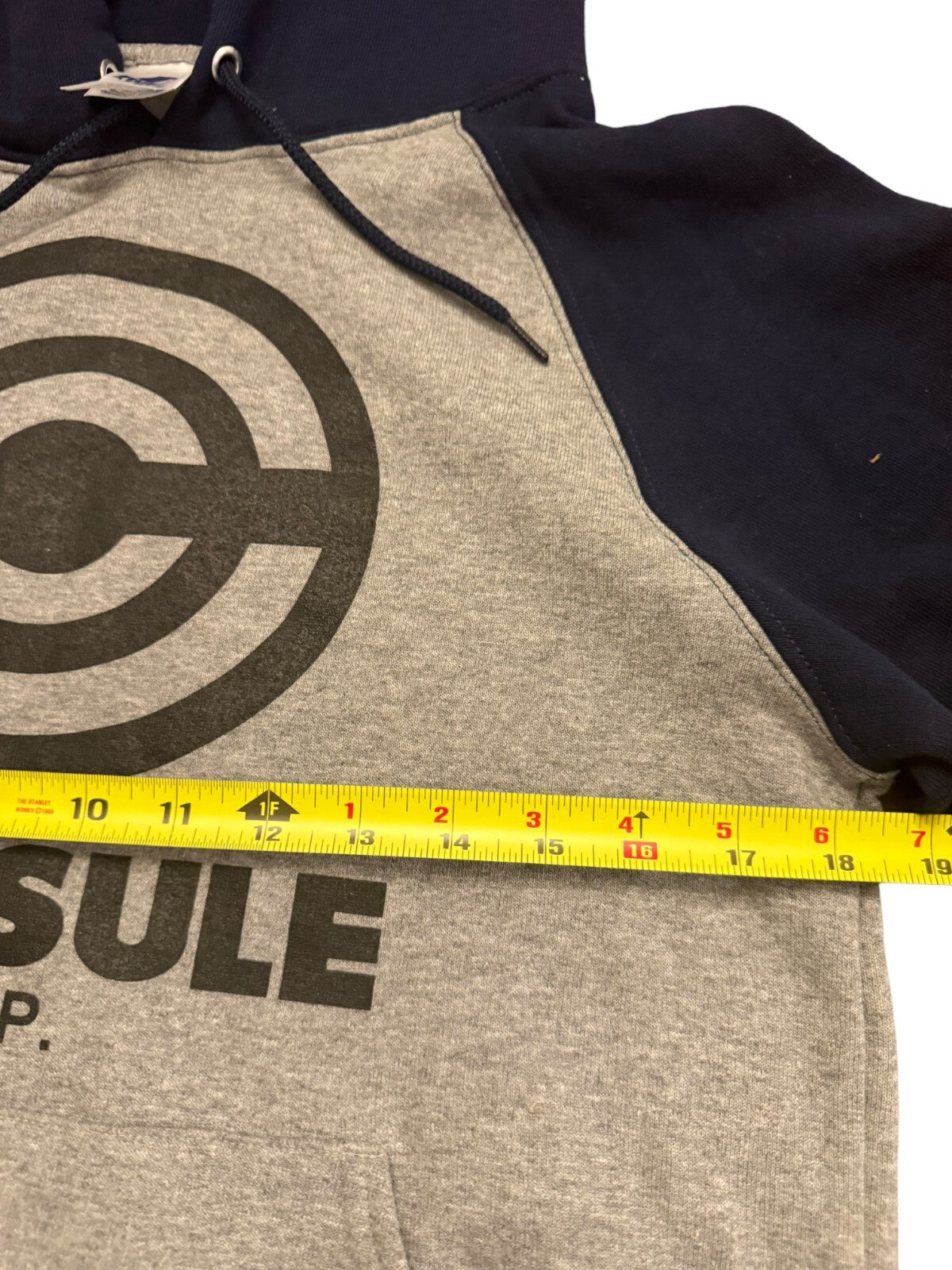 Dragon Ball Z Capsule Corp Pullover Hoodie Manga Anime Trunks Size Small