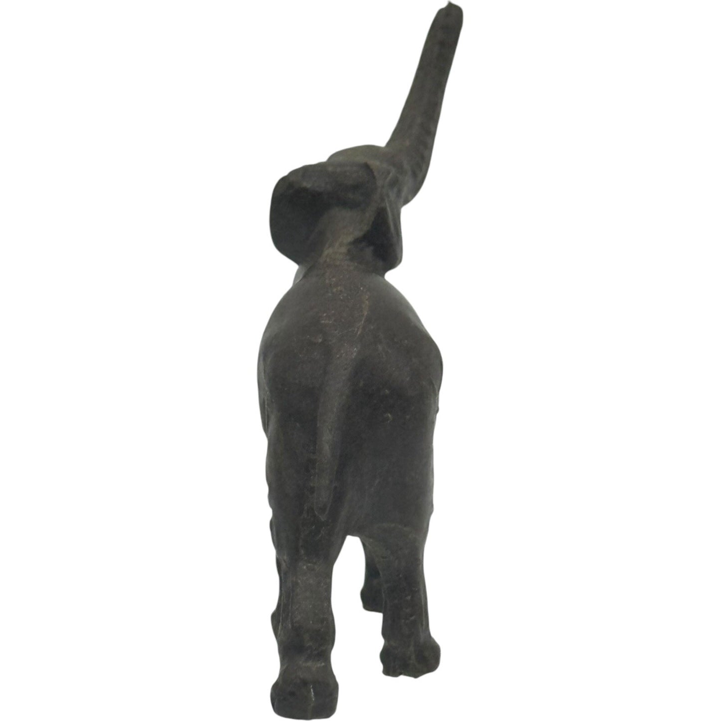 Elephant Statue Figurine Trunk Up Good Luck Decor Animal Accent Piece