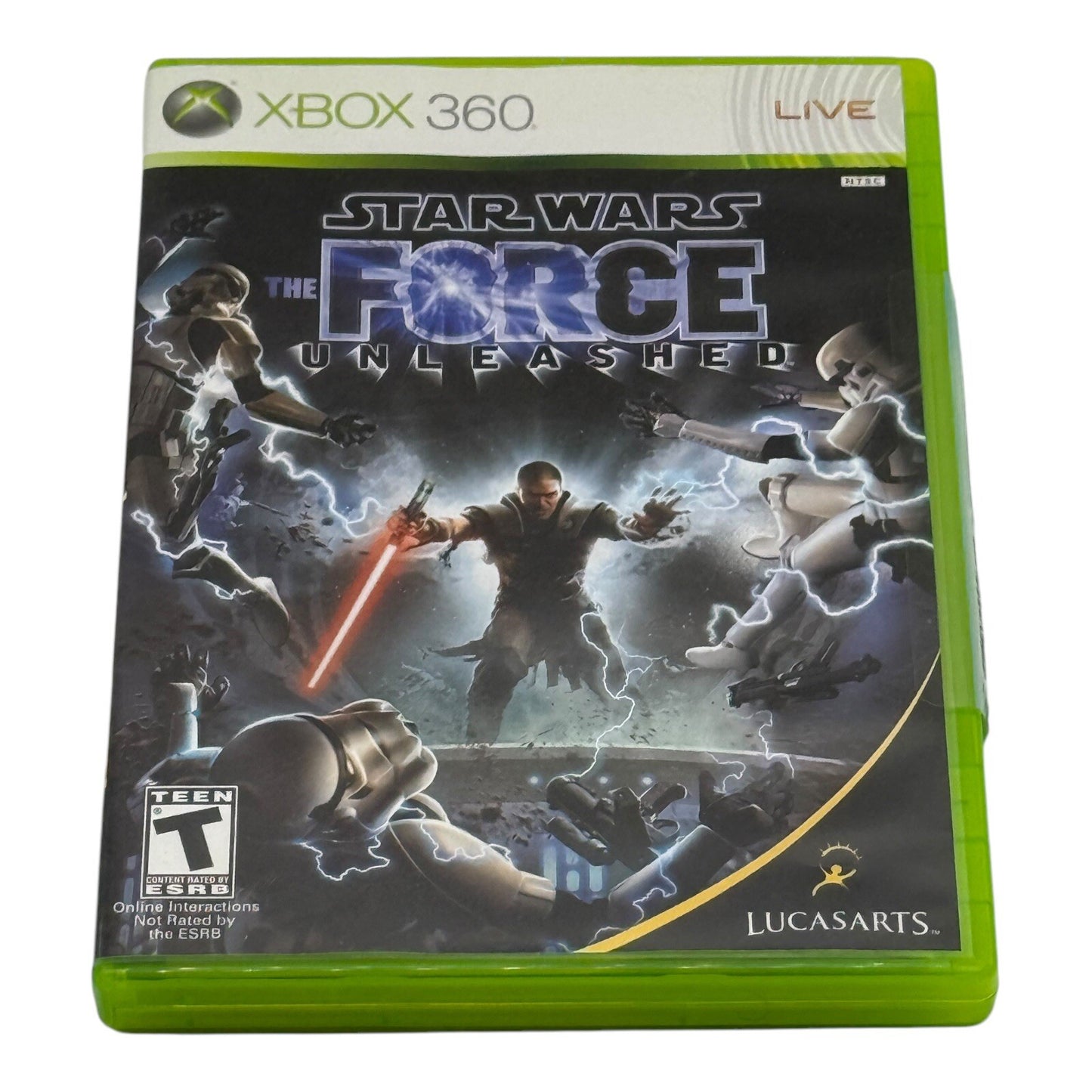Microsoft Xbox 360 S Black Console System Model 1439 with 5 Games & Controller