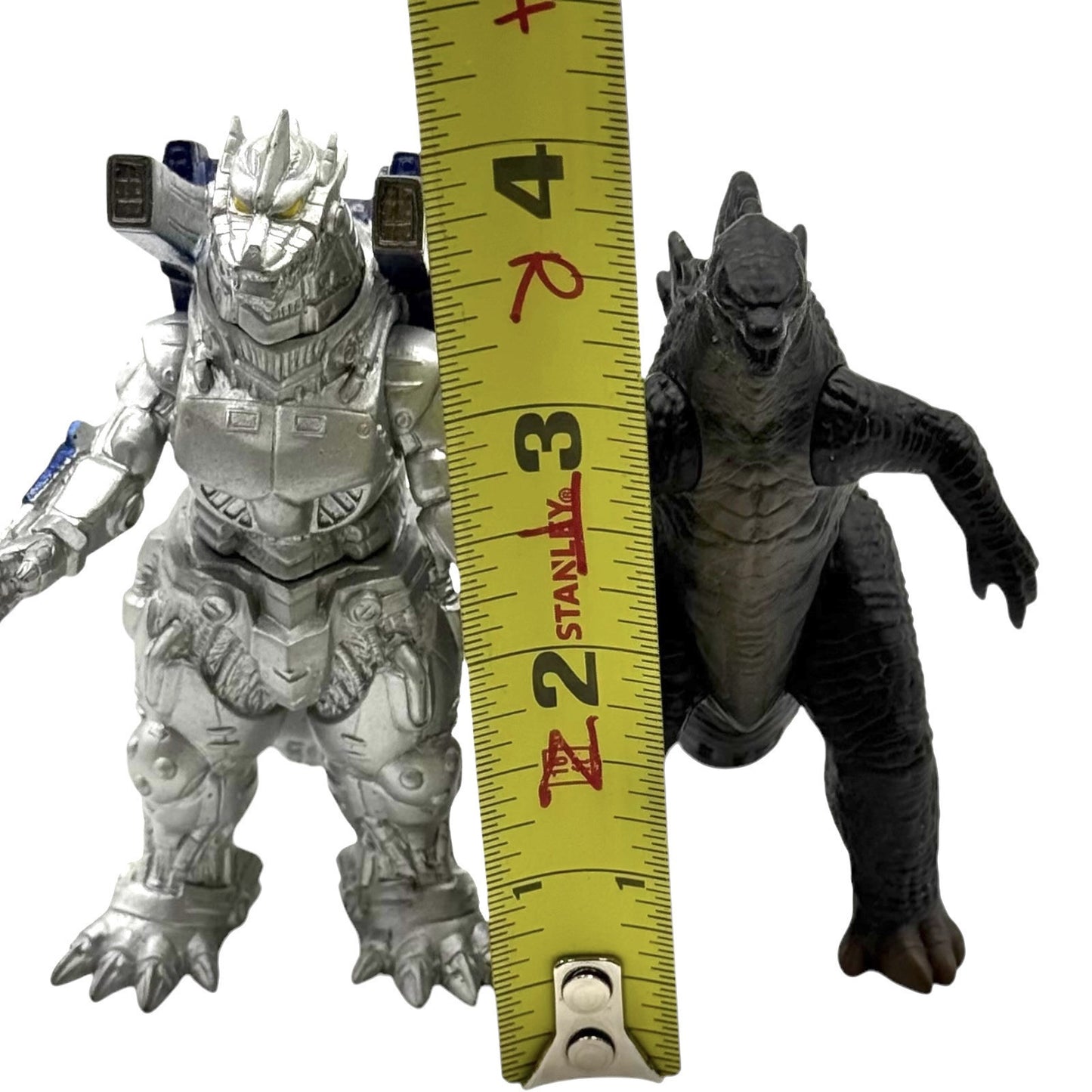 BANDAI Mini Battle G2002 Mecha Godzilla and Godzilla Vinyl Figures