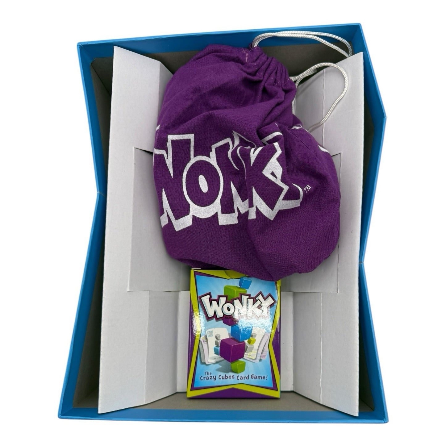 Wonky Crazy Cubes Card Game USAopoly 2015 - Fun Family Game