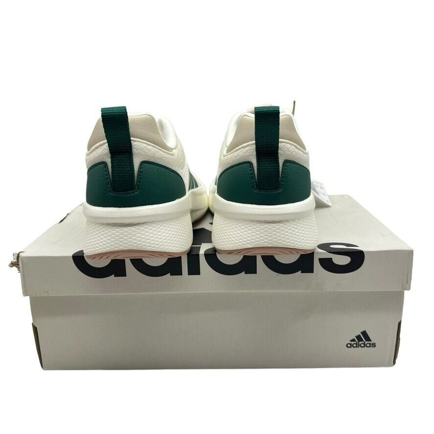 adidas Women's Edge Lux 6 Sneaker, Off White/Collegiate Green/Wonder Beige, 8.5