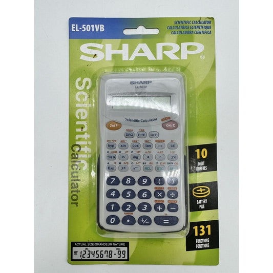 SHARP EL-501V Scientific Calculator NEW