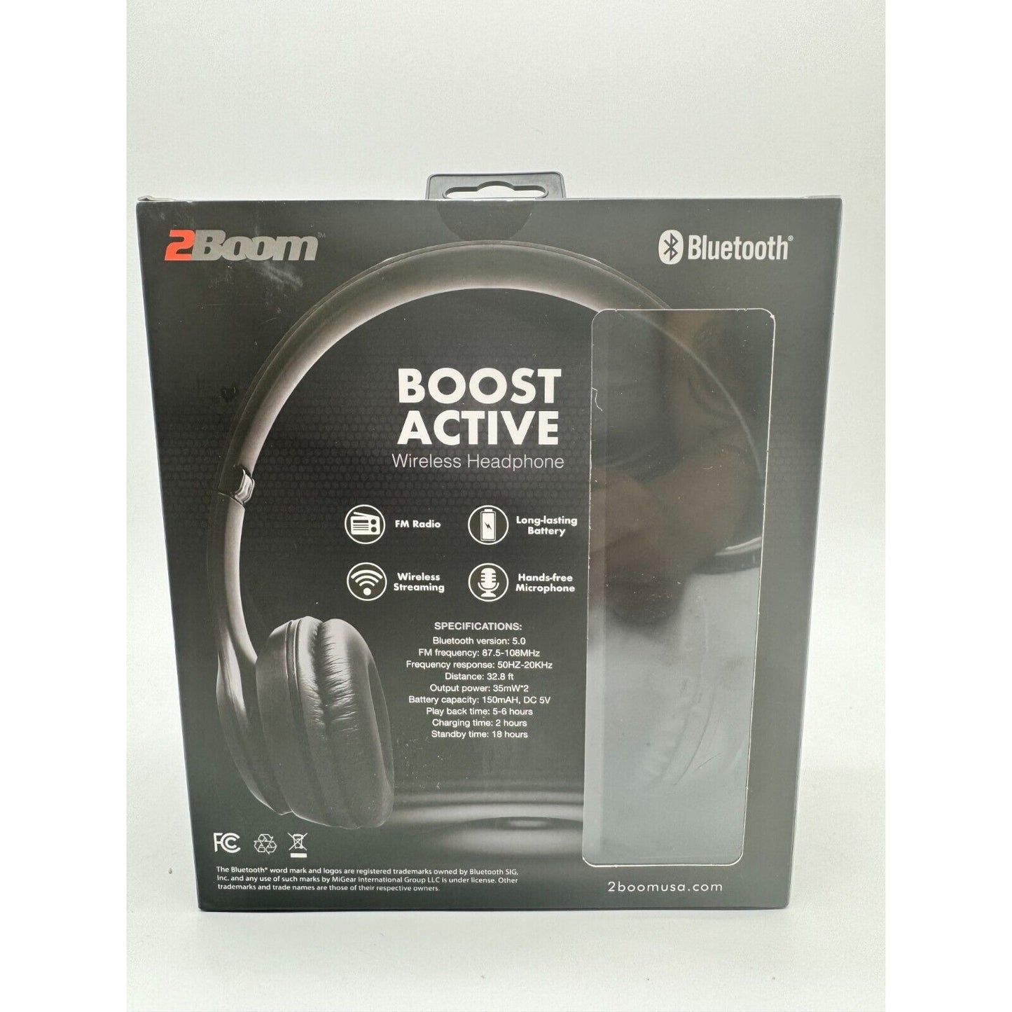 2Boom Boost Active Wireless Headphones