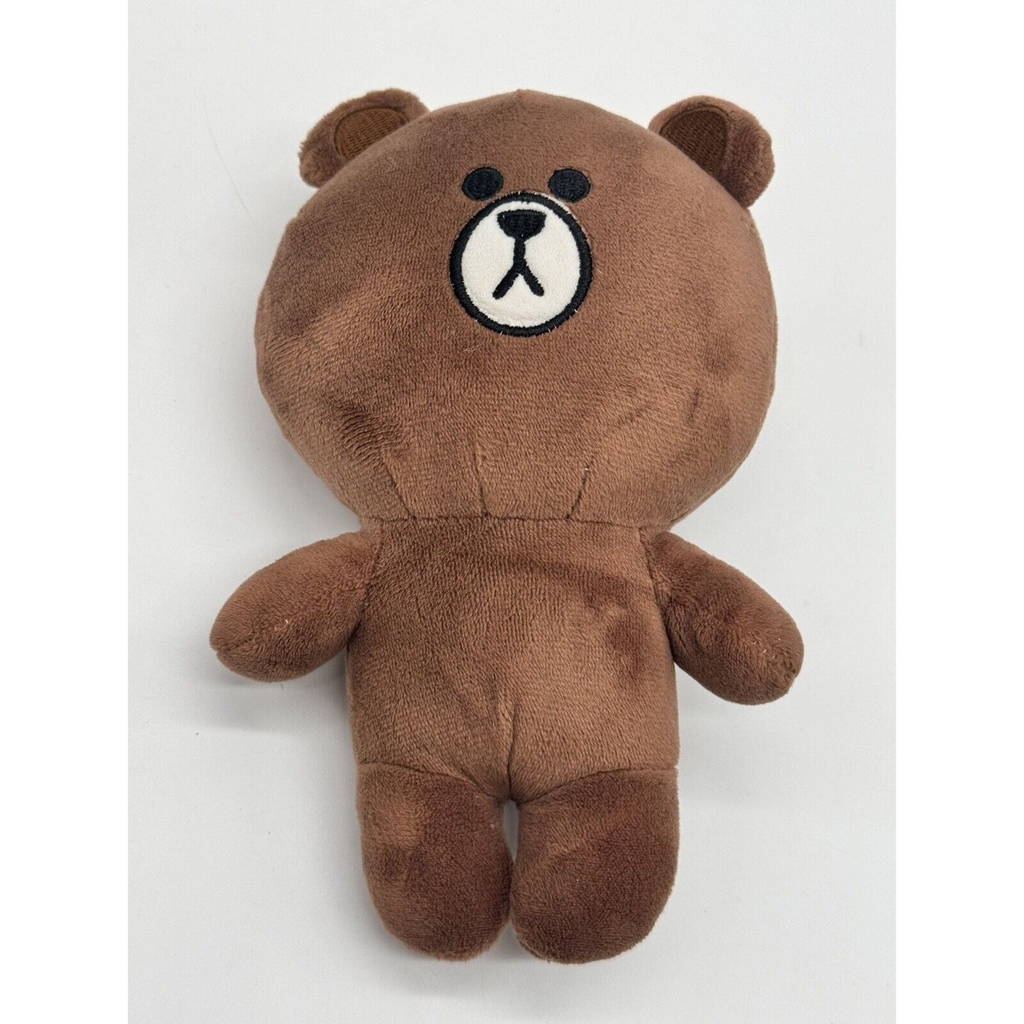 LINE FRIENDS by GUND Bear Brown Plush 9" Tall - Embroidered Eyes, Nose & Mouth