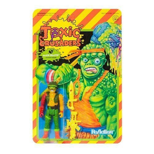 Toxic Crusaders Major Disaster 3 3/4-Inch ReAction Figure