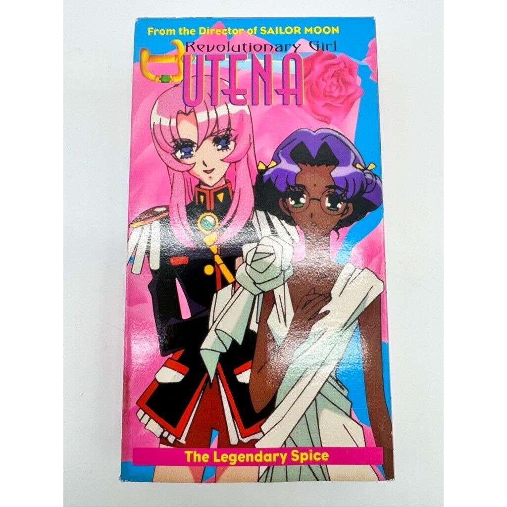 Revolutionary Girl Utena: The Legendary Spice & Crest of the Rose VHS Rare Anime