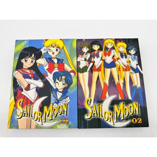 Sailor Moon 01 And 02 Rare 6 DVD Set Volume 1-6 Anime