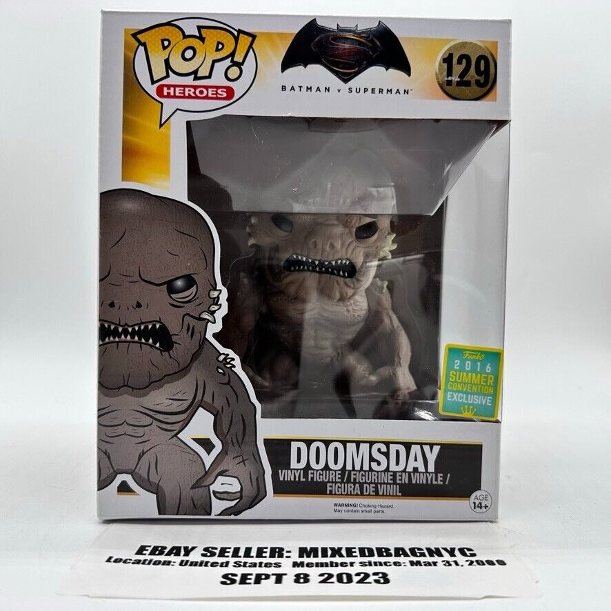 Funko POP! Batman v Superman Figure - DOOMSDAY (Oversized - 6 inch) *Exclusive*