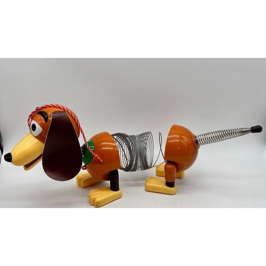 Disney Store "Toy Story" Talking Rolling Slinky Dog Metal Slinky Pull-Along Toy