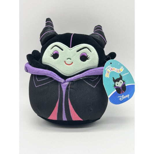 Squishmallow Disney Maleficent 8" Black Purple  Villain Princess Plush New Tags