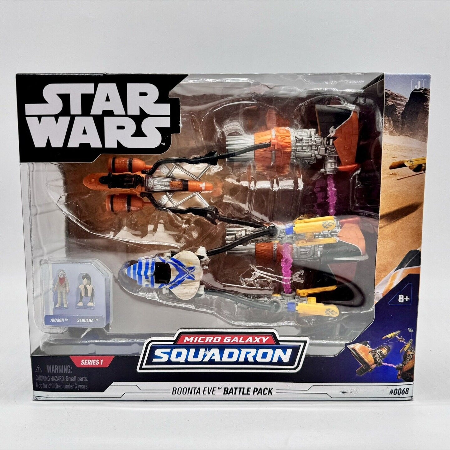 Star Wars Micro Galaxy Squadron Boonta Eve Battle Pack #0068 Series 1 Pod Racers