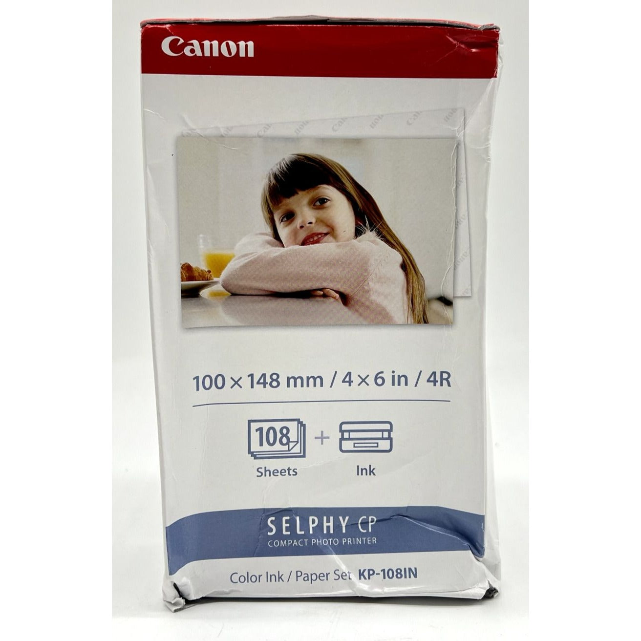 Canon Selphy CP - Color Ink/Paper Set KP-108IN - 108 sheets 4x6 inch