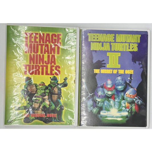 Teenage Mutant Ninja Turtles, 1 and 2 DVD lot