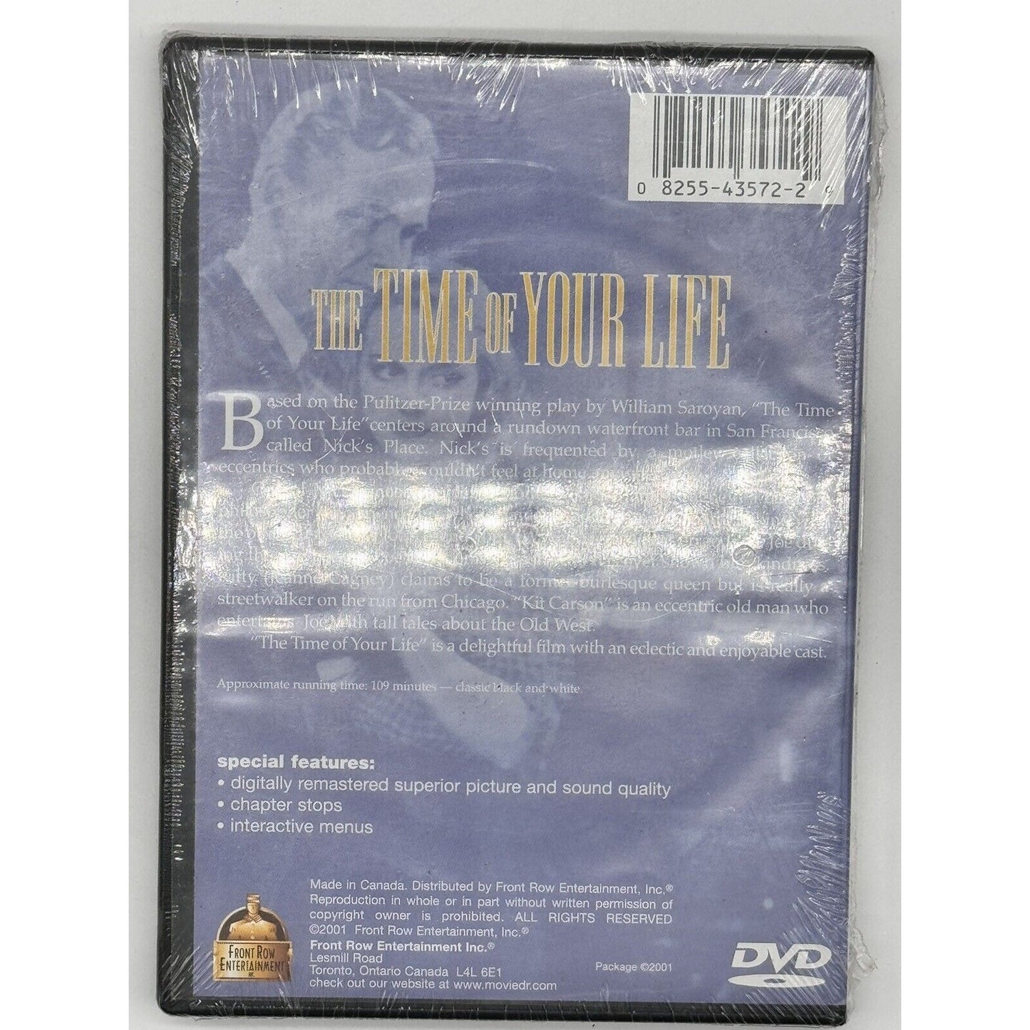 Discover the epitome of cinematic excellence with "The Time Of Your Life" DVD, a