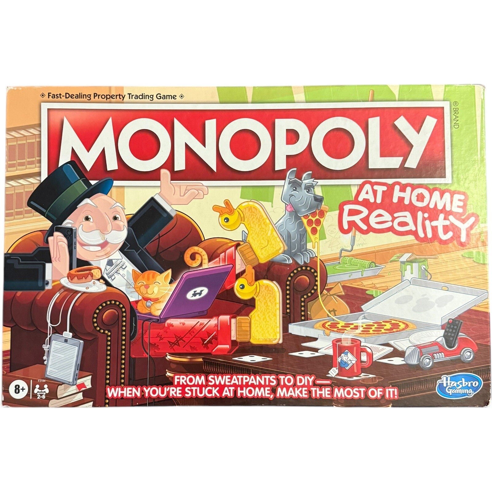 Monopoly At Home Reality Board Game From Sweatpants to DIY
