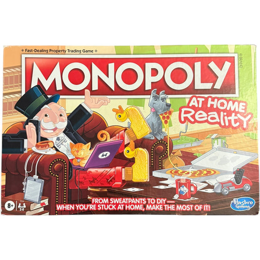 Monopoly At Home Reality Board Game From Sweatpants to DIY