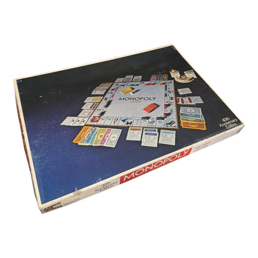 Monopoly 40th Anniversary Edition Board Game Vintage 1974 Parker Brothers