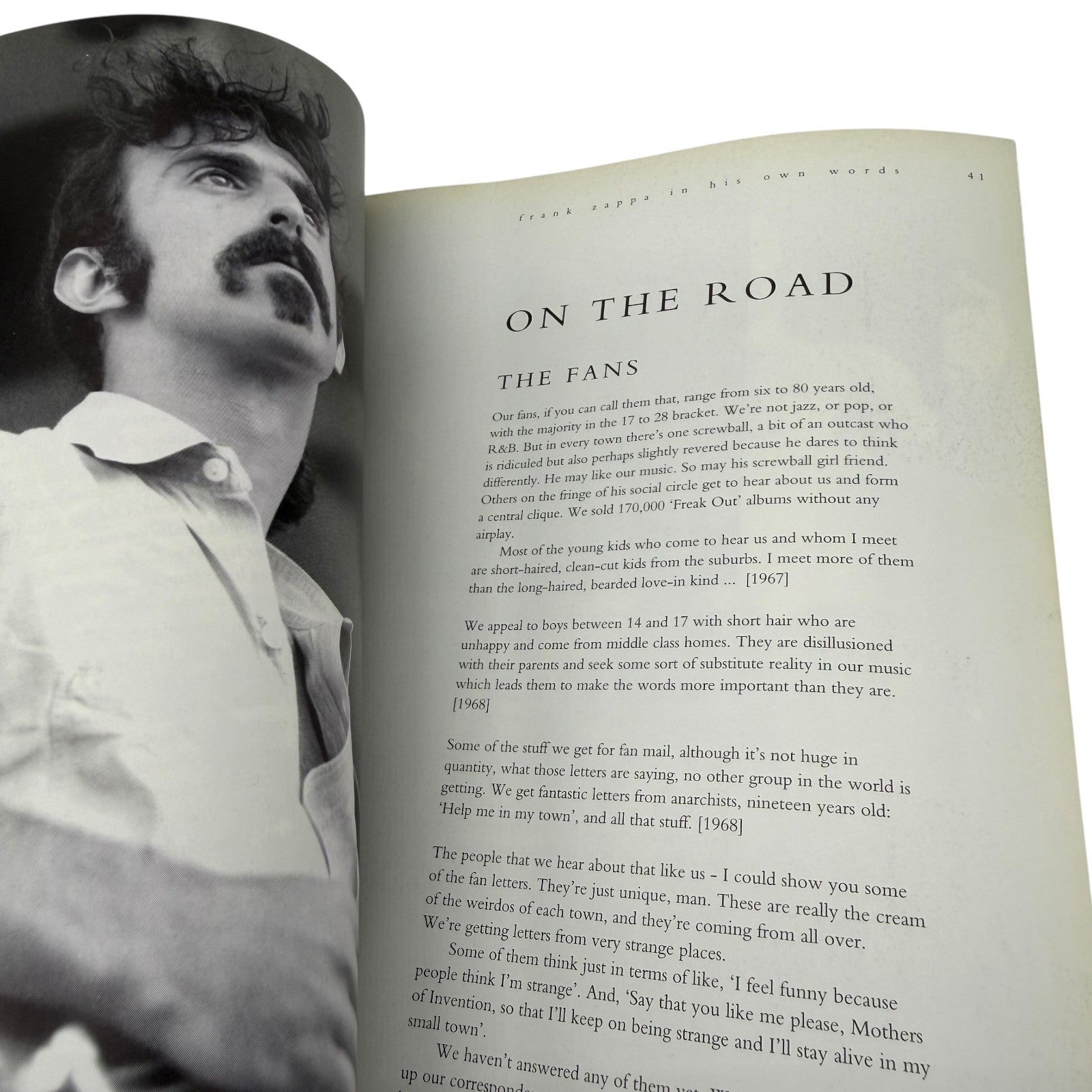 Frank Zappa Books Lot 3 Visual Documentary Own Words Growing Up Zappa