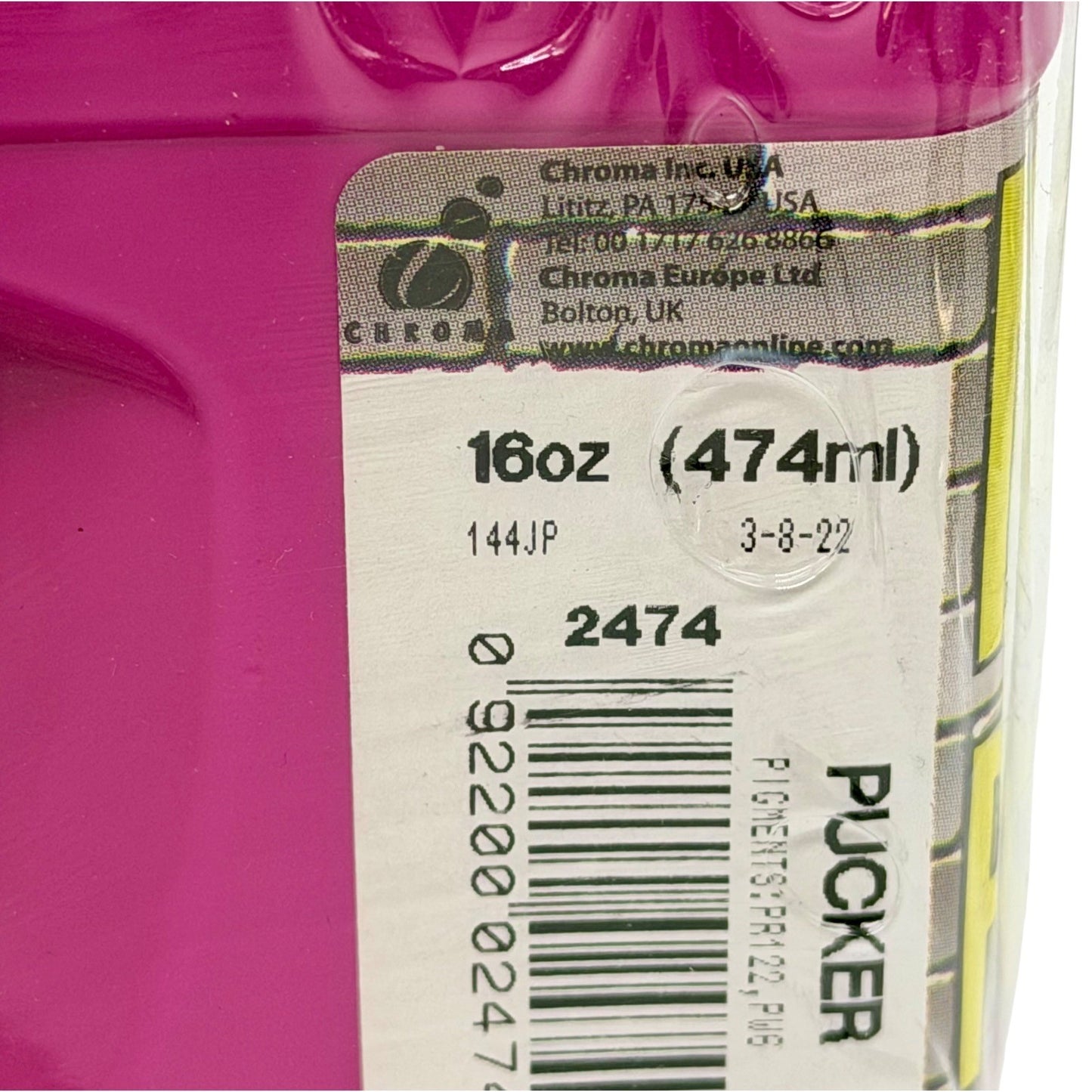 Chroma Mural Paint 6 Pack Brights Set 16oz Jars Outdoor Acrylic Paint New