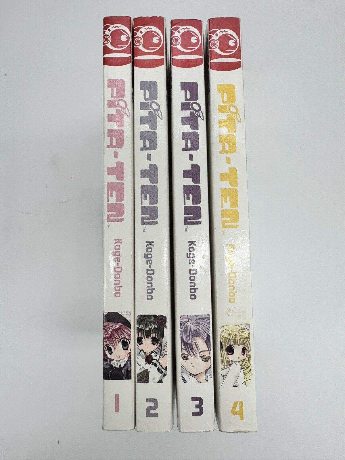 Pita-Ten Official Fan Book Volume 1 2 3 4 Koge-Donbo English Manga TPB Tokyopop