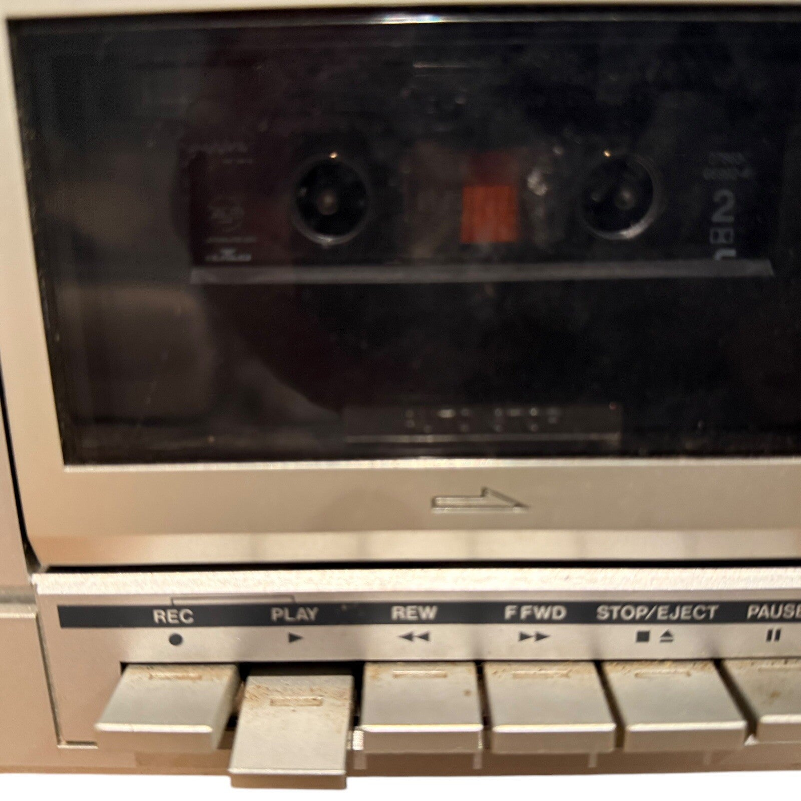 Sanyo RD 7 Stereo Cassette Deck 1984 Vintage Dolby Metal Japan Tested