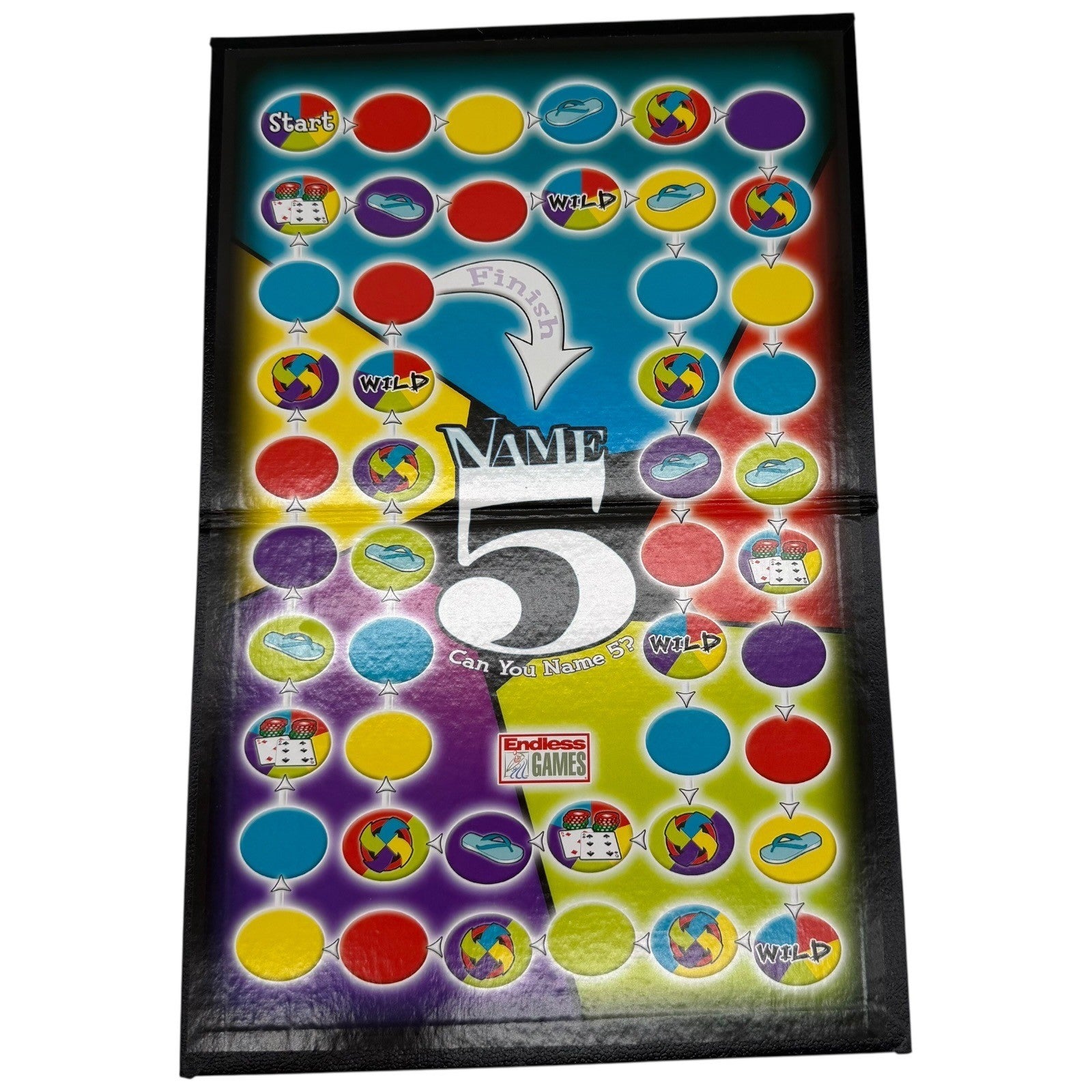 Name 5 Board Game Endless Games Quick Thinking Party Trivia Family Night \