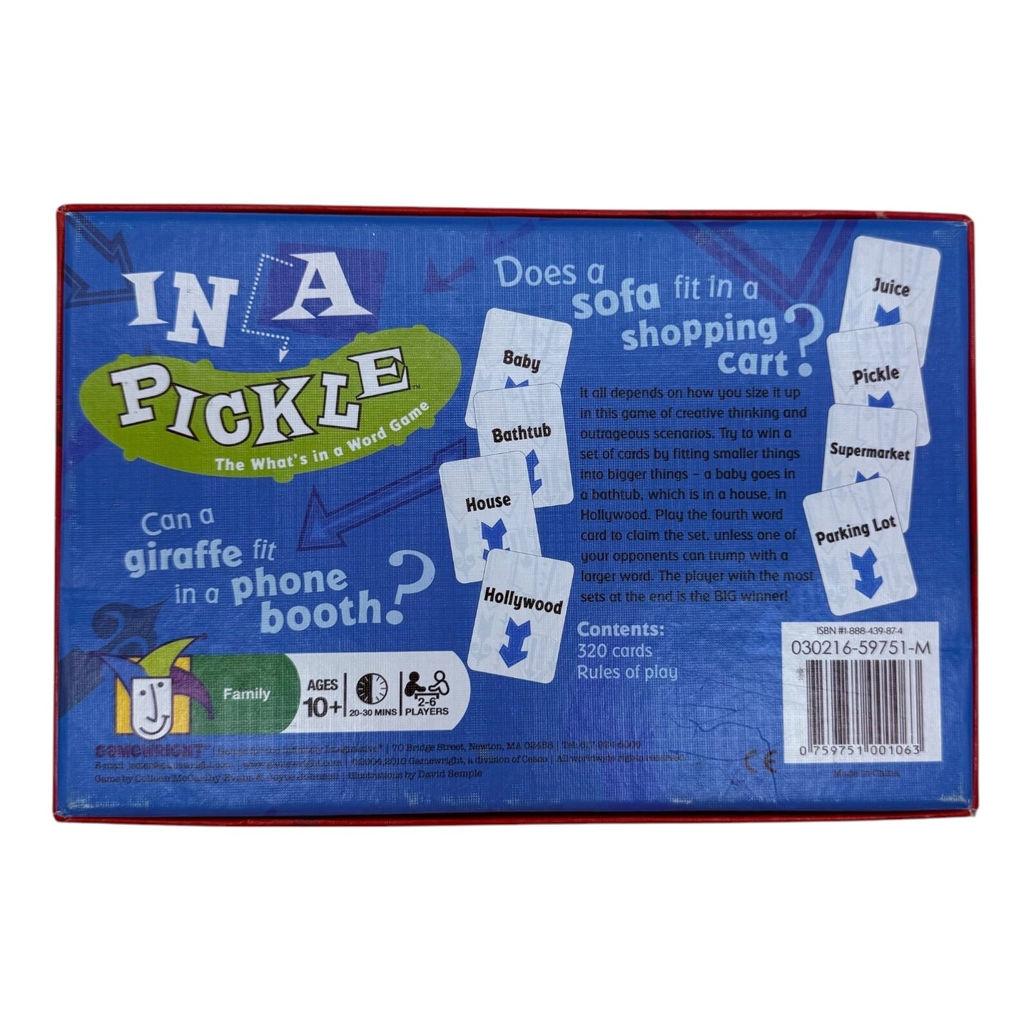 In A Pickle Family Party Word Comparison Card Game Creative Thinking Gamewright