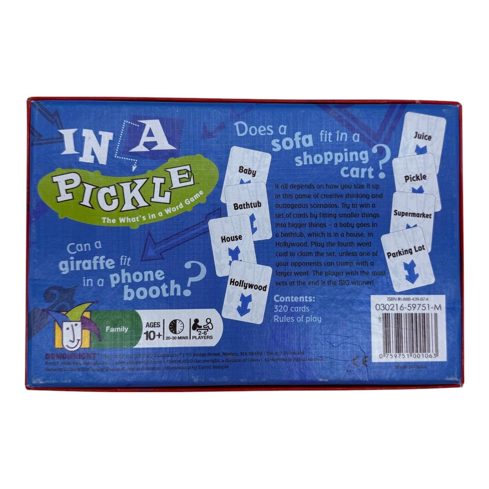 In A Pickle Family Party Word Comparison Card Game Creative Thinking Gamewright