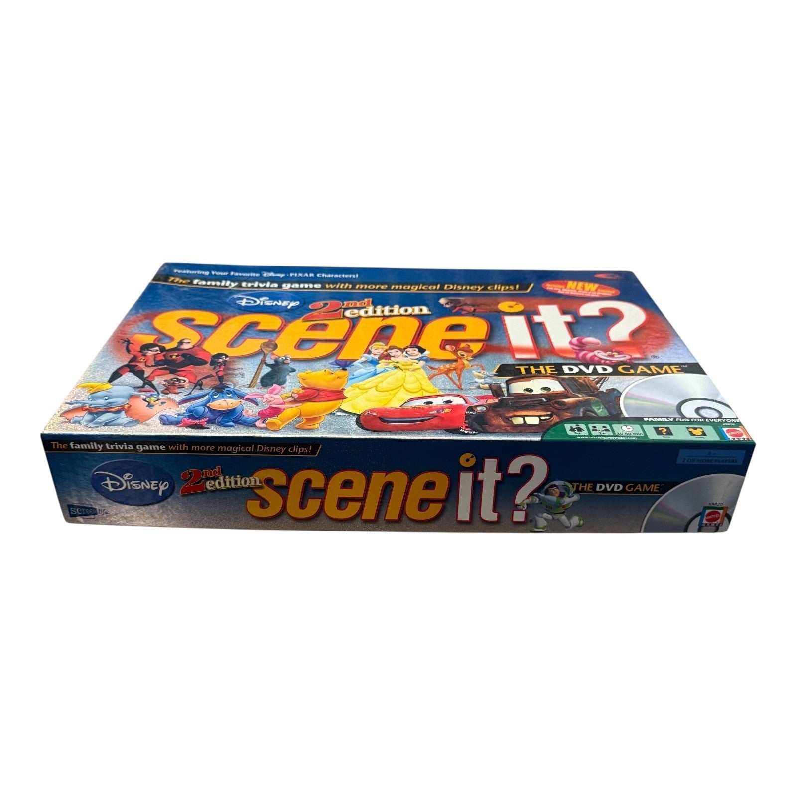 Disney Scene It? 2nd Edition DVD Game Family Trivia Night Complete