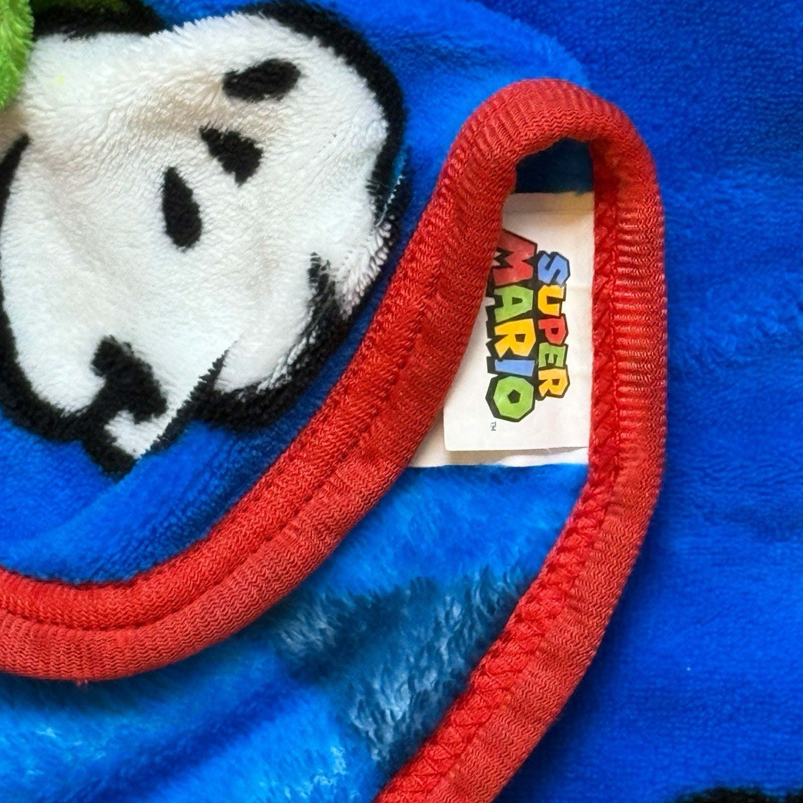 Super Mario Brothers Luigi Kids Throw Blanket Plush 46x60 Official Nintendo