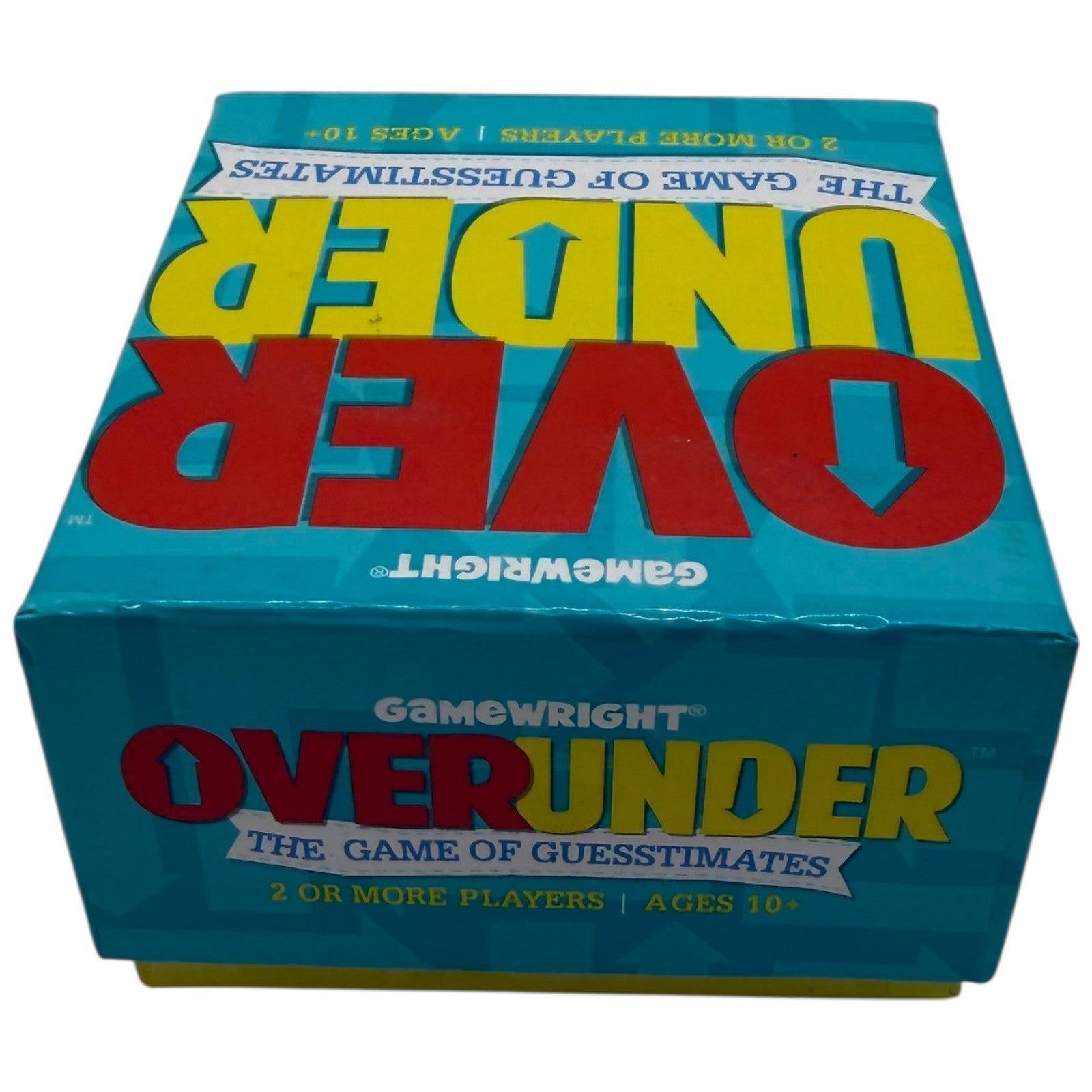 Gamewright Over Under The Game of Guesstimates Trivia Party Card Game 200 Cards