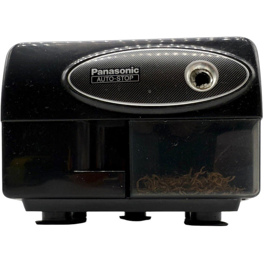 Panasonic Electric Pencil Sharpener with Auto-Stop Model KP-310 Matsushita Black