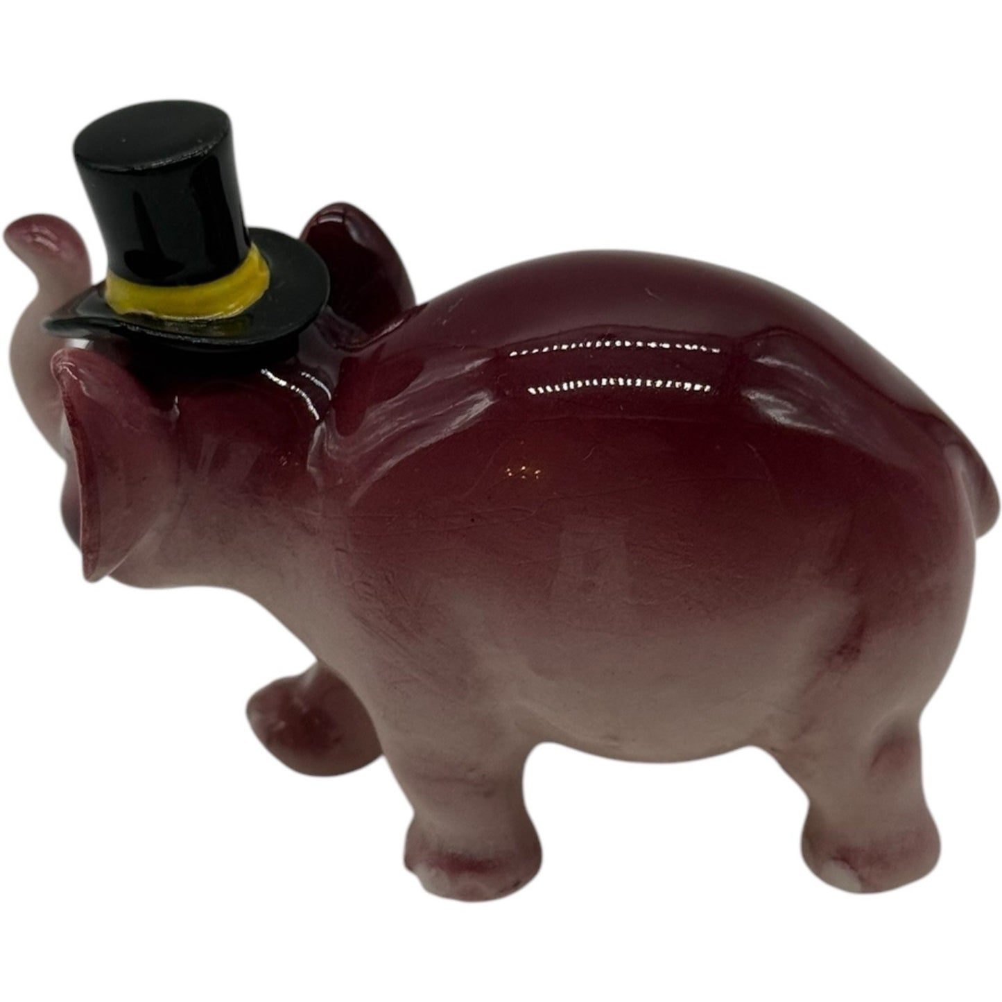 Rare Vintage Ceramic Anthropomorphic Elephant Family Figurines Complete 3 Pc Set