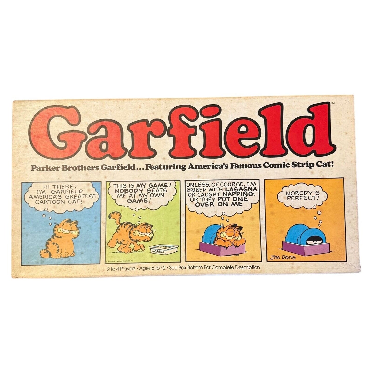 Garfield The Cat Board Game 1978 Parker Brothers – Vintage Comic Game