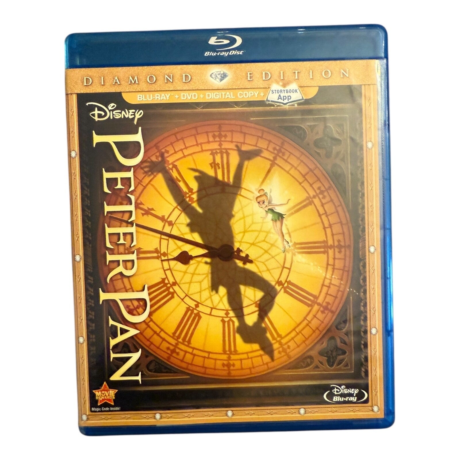Peter Pan Diamond Edition Blu-ray DVD Digital Copy 3-Disc Set w/ Slipcover