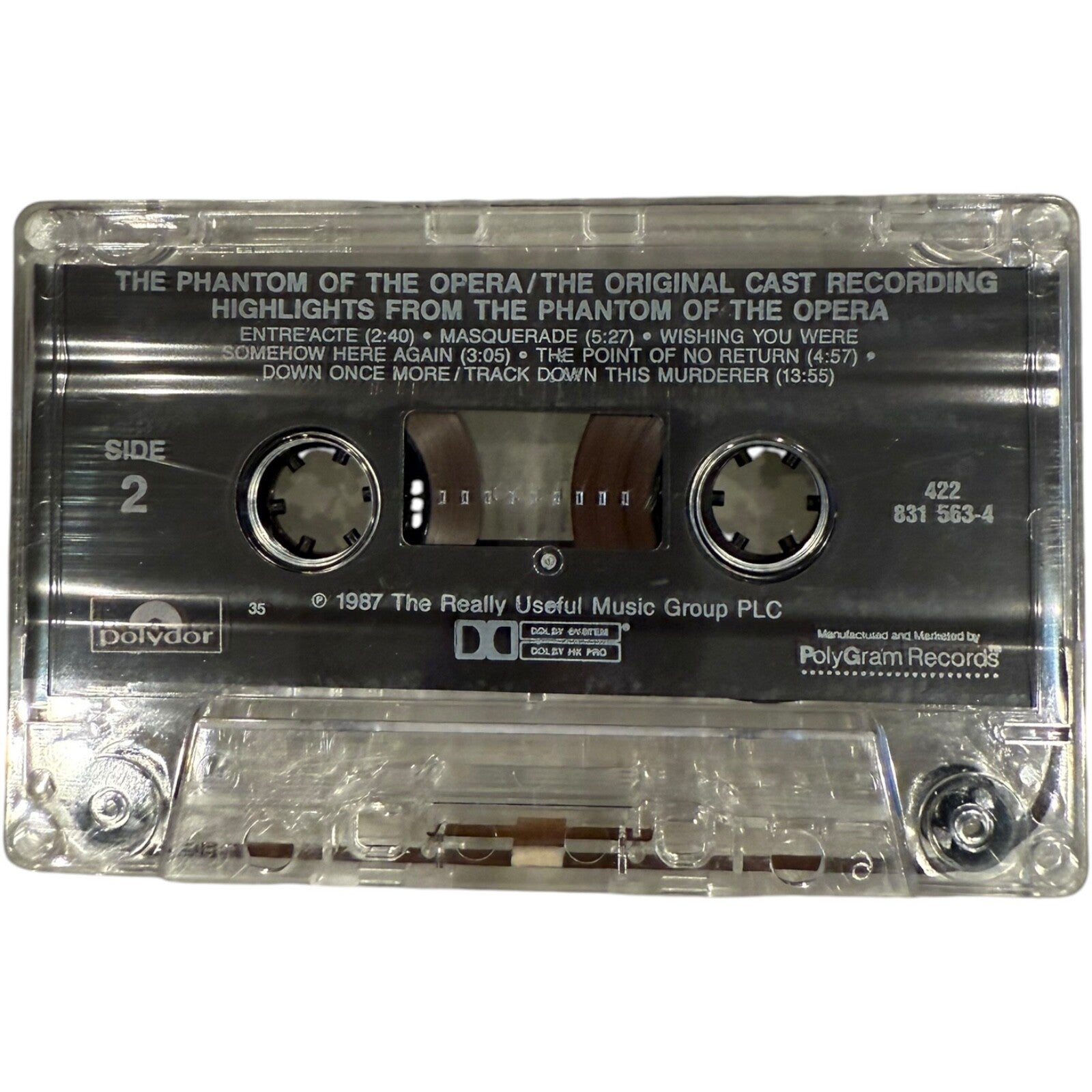 Set of 3 Broadway Cassette Tapes - Les Misérables, Chicago, Phantom of the Opera