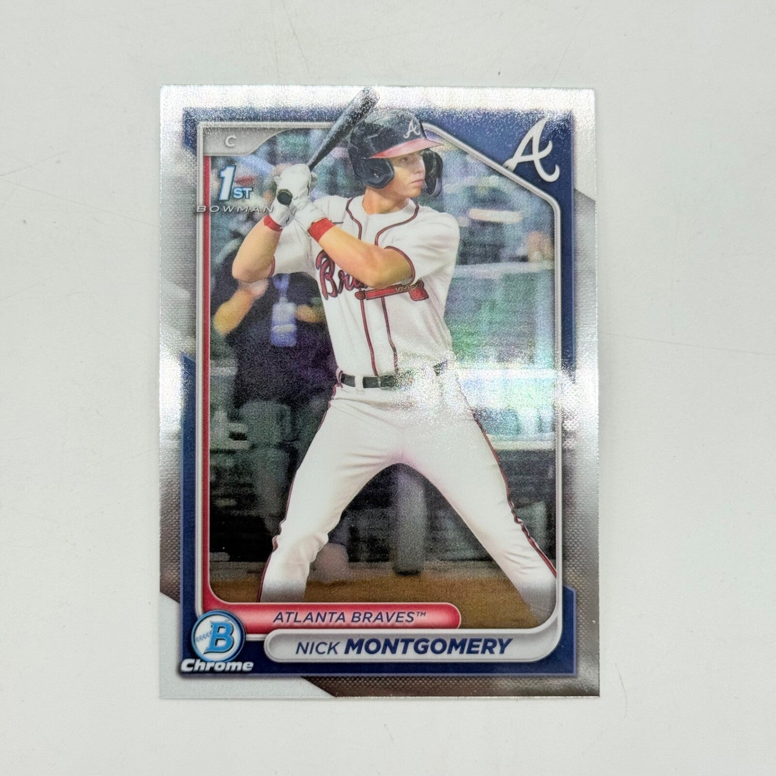 2024 Bowman Draft Baseball Chrome BD-129 Nick Montgomery Atlanta Braves Lot 27