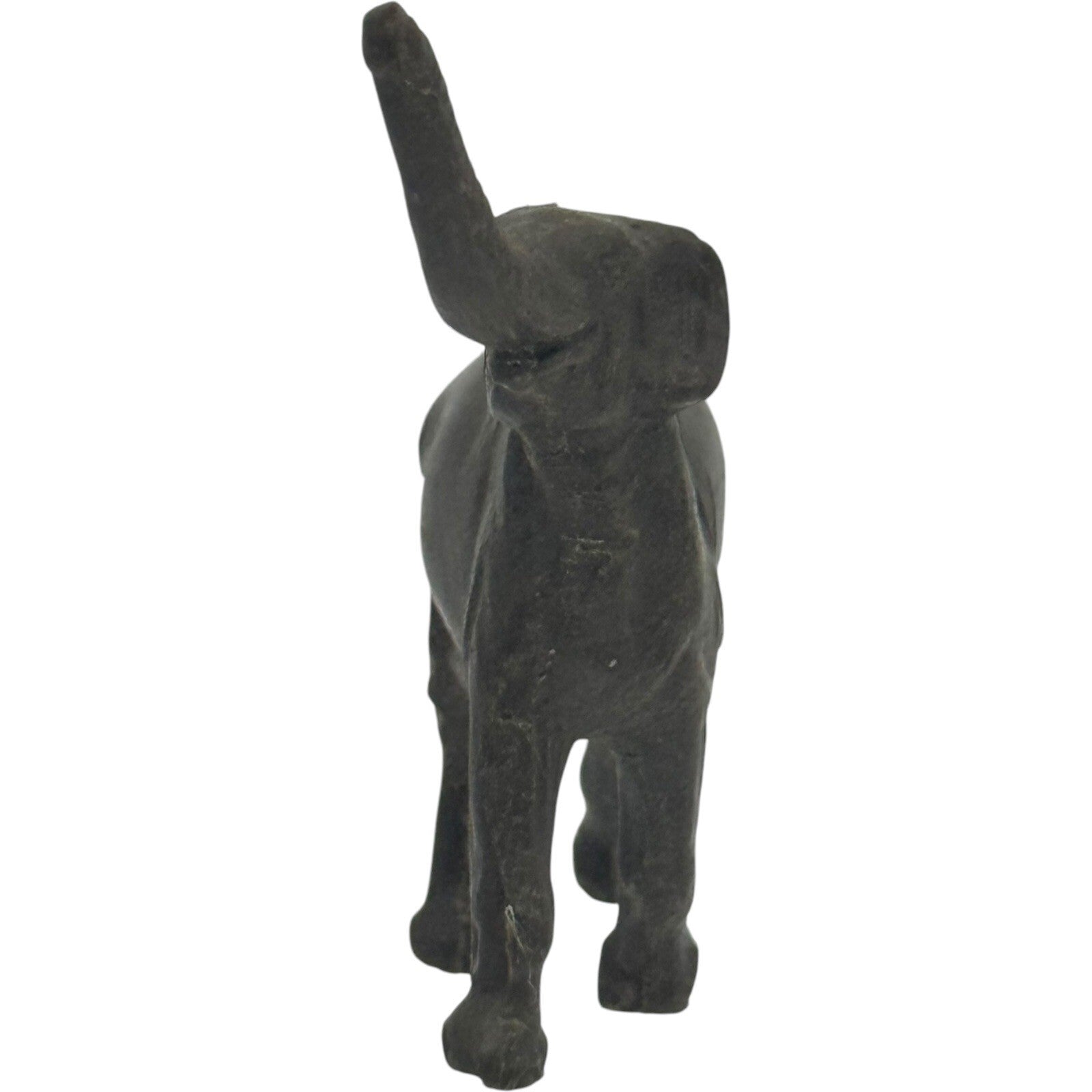 Elephant Statue Figurine Trunk Up Good Luck Decor Animal Accent Piece