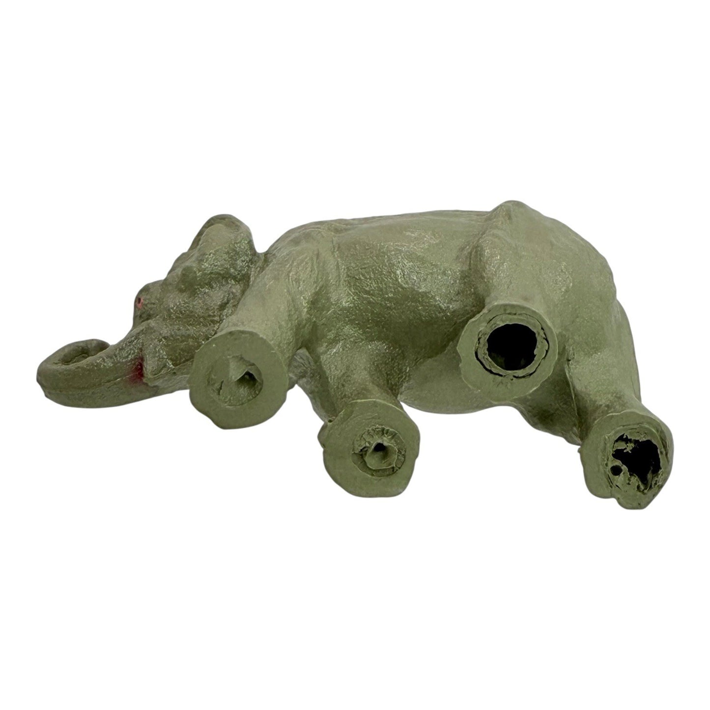 Stanley Elephant Figurine Green Animal Toy Collectible Display Decor Small