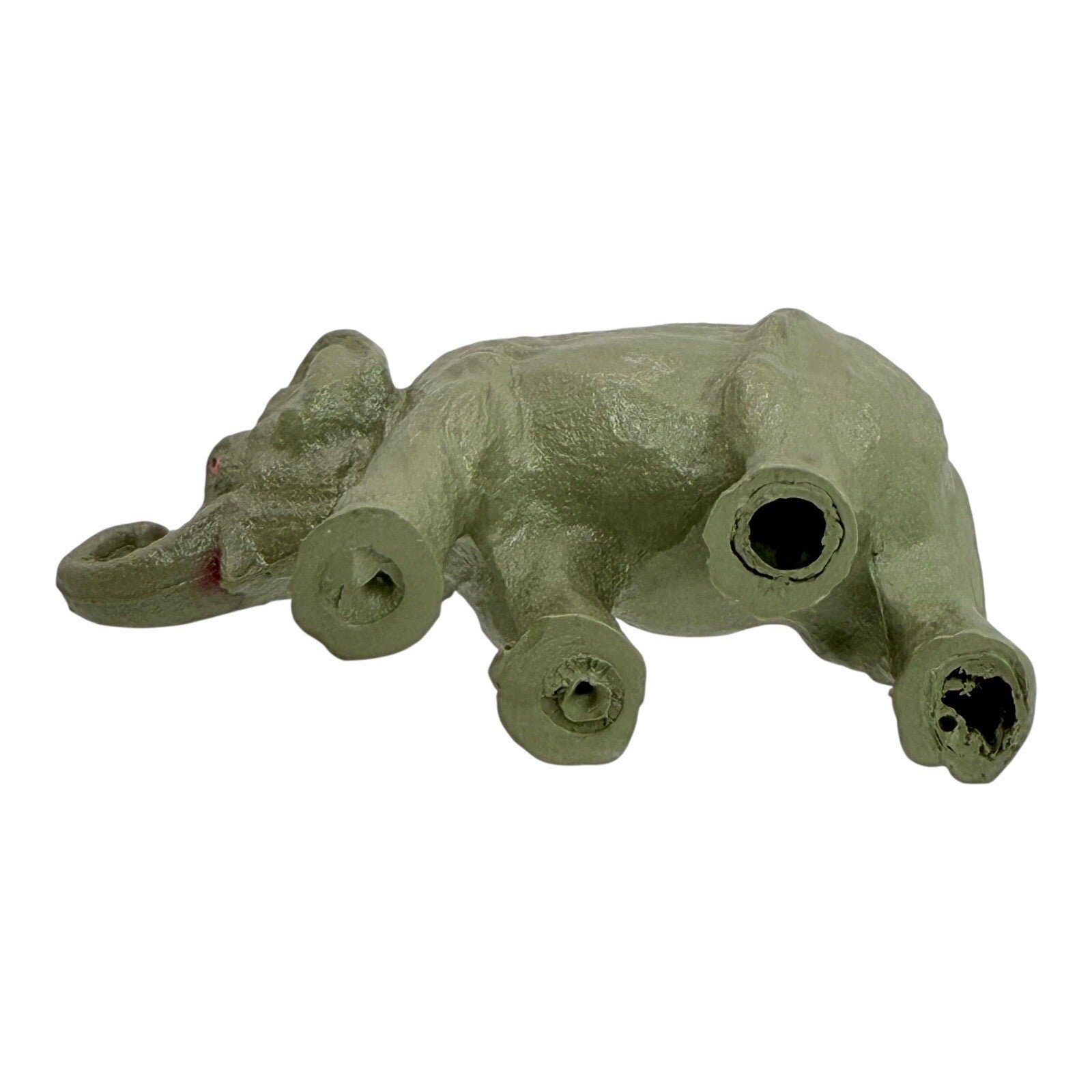 Stanley Elephant Figurine Green Animal Toy Collectible Display Decor Small