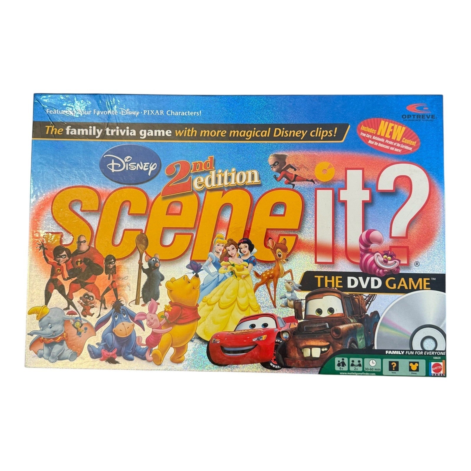 Disney Scene It? 2nd Edition DVD Game Family Trivia Night Complete