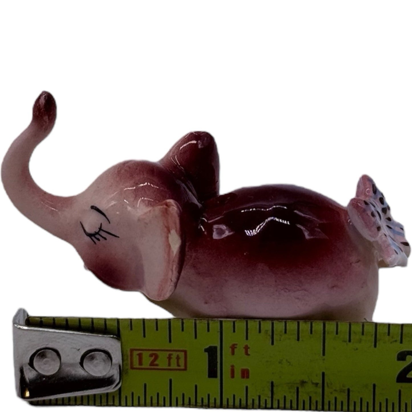 Rare Vintage Ceramic Anthropomorphic Elephant Family Figurines Complete 3 Pc Set